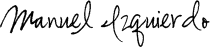 Manuel Izquierdo signature